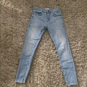 Zara Blue Skinny Jeans